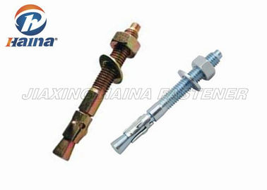 Yellow Zinc M8x25 Disepuh Expansion Carbon Steel Wedge Bolt Anchor