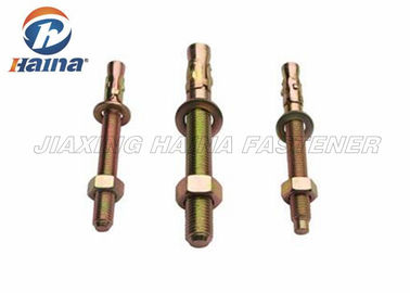 Yellow Zinc M8x25 Disepuh Expansion Carbon Steel Wedge Bolt Anchor