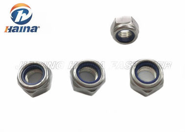 Resist Melonggarkan SS304 M12x1.25 Self Nylon Insert Lock Nuts