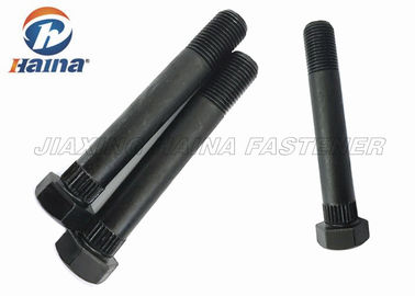 Perlakuan Panas Hitam Setengah Benang Belenggu Knurls Baut Kepala Hex