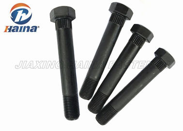 Perlakuan Panas Hitam Setengah Benang Belenggu Knurls Baut Kepala Hex