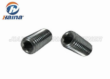 DIN916 Sekrup Mesin Hitam, Socket Hexagon Carbon Steel Set Screw dengan Cup Point