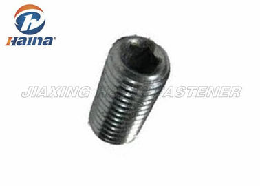 DIN916 Sekrup Mesin Hitam, Socket Hexagon Carbon Steel Set Screw dengan Cup Point