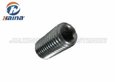 DIN916 Sekrup Mesin Hitam, Socket Hexagon Carbon Steel Set Screw dengan Cup Point