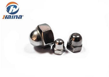 stainless steel Polos DIN1587 A2-70 A4-80 M4-M24 Kacang biji segi enam