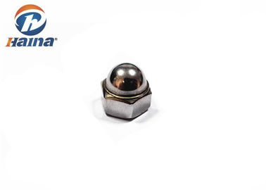 stainless steel Polos DIN1587 A2-70 A4-80 M4-M24 Kacang biji segi enam