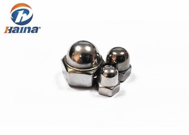 stainless steel Polos DIN1587 A2-70 A4-80 M4-M24 Kacang biji segi enam