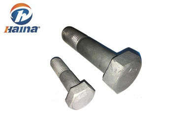 Baja karbon Kekuatan Tinggi ASTM A325 Baut Kepala Hex Permukaan Seng