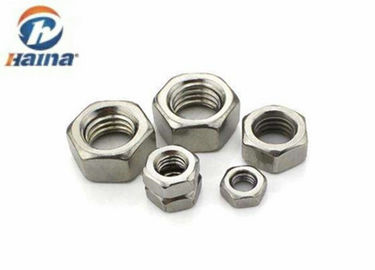 DIN934 Hex head nut Stainless Steel SS304 A2-70 Warna Biasa M6 Metrik Thread