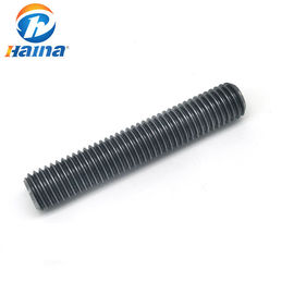 Baja Karbon Gr10.9 B7 ASTM Baut Stud Warna Polos Batang Batang Berulir Penuh