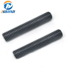Baja Karbon Gr10.9 B7 ASTM Baut Stud Warna Polos Batang Batang Berulir Penuh