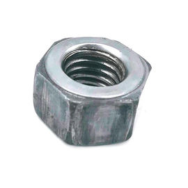 OEM SS316 Hex Kepala Kacang, Kacang Metrik Seng Berlapis Besi Putih Kustom