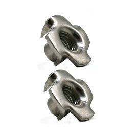 SS304/316 Stainless Steel Polos Finish Permukaan Tee Four Claw Nut