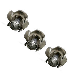 SS304/316 Stainless Steel Polos Finish Permukaan Tee Four Claw Nut