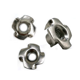 SS304/316 Stainless Steel Polos Finish Permukaan Tee Four Claw Nut