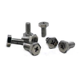 SS304 / 316 Palang Recess Hex Kepala Sekrup Mesin Phillips