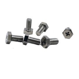 SS304 / 316 Palang Recess Hex Kepala Sekrup Mesin Phillips