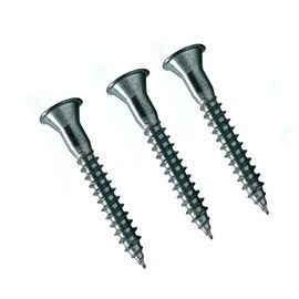 Baja Karbon Sekrup Self Tapping Galvanis Countersunk Dengan Benang Kasar