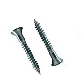 Baja Karbon Sekrup Self Tapping Galvanis Countersunk Dengan Benang Kasar