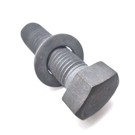 Grade 5.8 6.8 M24 M30 HDG Daya Listrik Hex Socket Kepala Baut Dengan Mesin Cuci