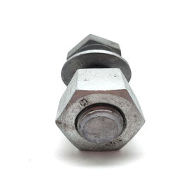 harga pabrik ASTM A490 Hot Dip Galvanized Hex Head Baut dan mesin cuci