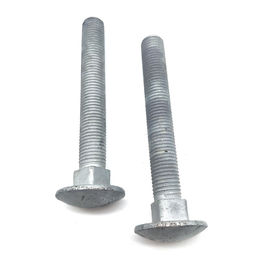 Baja Karbon HDG Mushroom Head Square Neck Carriage Bolt Untuk Daya