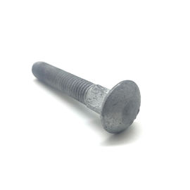 M30 M40 Carbon Steel 4.8 5.8 Kepala Bulat Baut kereta Leher Persegi Panjang