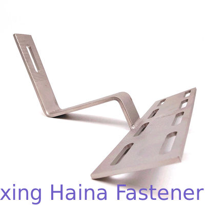 sandblasting PV Bracket Aksesoris Pemasangan Surya Kait Ubin yang Dapat Disesuaikan