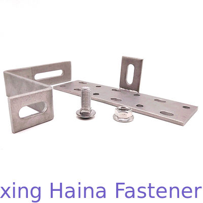 Stainless Steel 304 316 Bagian Fotovoltaik Atap Surya Kait untuk Ubin Perumahan