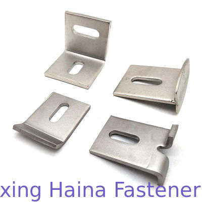 Sand Blasting aluminium Roof L Feet Untuk Sistem Braket Pemasangan Panel Surya​