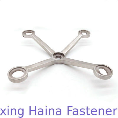Pabrik Kualitas Tinggi 304 316 Stainless Steel Spider Glass Curtain Wall Fittings