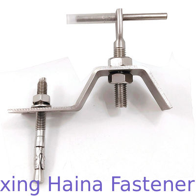 Stainless Steel SS304 SS316 Polos Tirai Dinding Batu Cladding Soffit Anchor