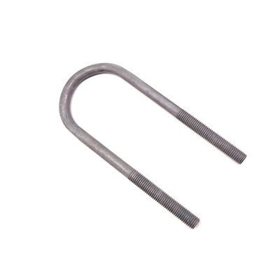 Seng Disepuh Dua Lengan Threaded Bent Wire M12 Carbon Steel U Shaped Bolt