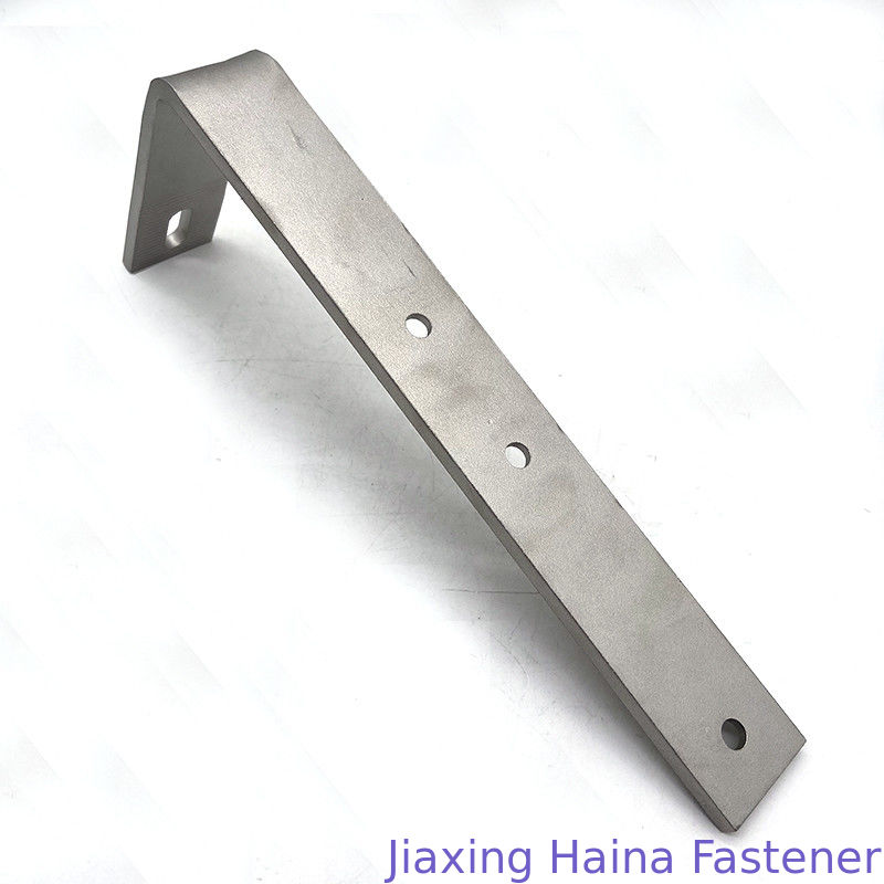 Bracket pemasangan panel surya Sudut Besar Stainless Steel L Bentuk Sudut